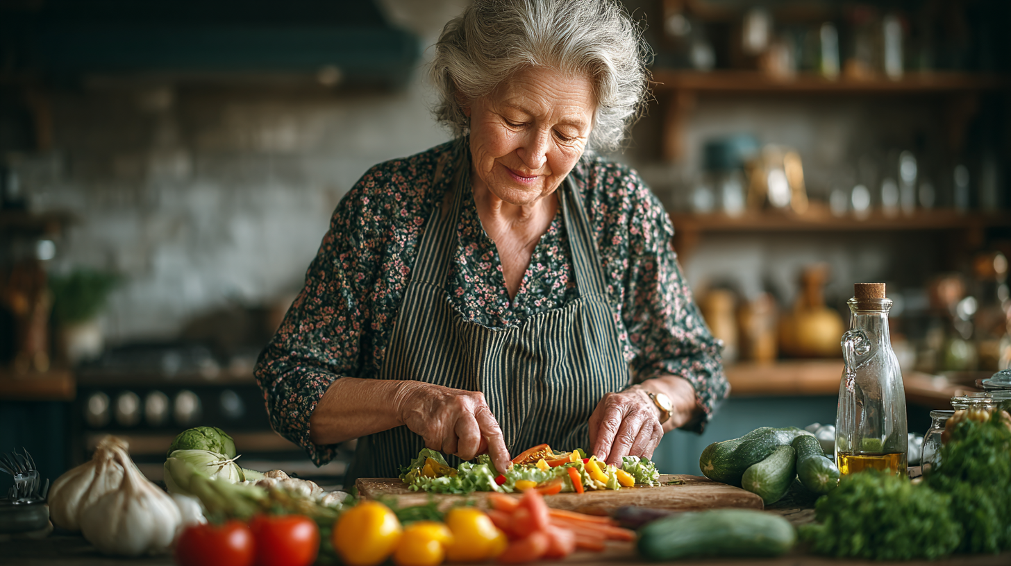 Група хора над 50 години практикуват нежни упражнения